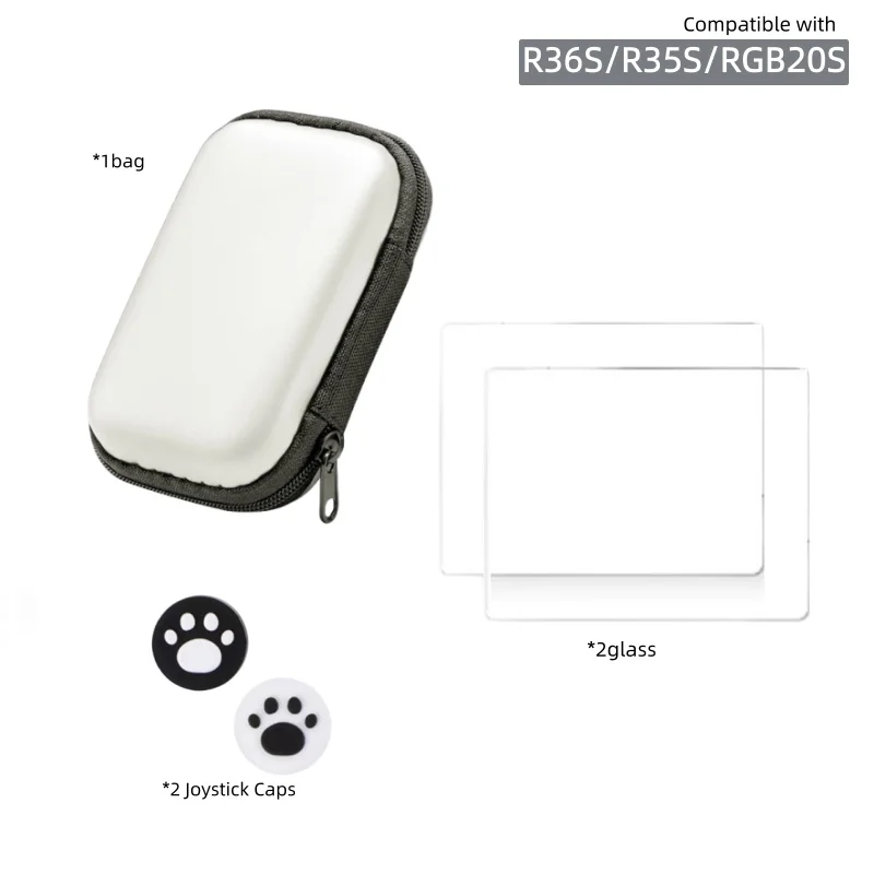 BOYHOM R36S Original Tempered Glass for 3.5Inch Player Games for RGB20S R35S Screen Protector Cover Film
