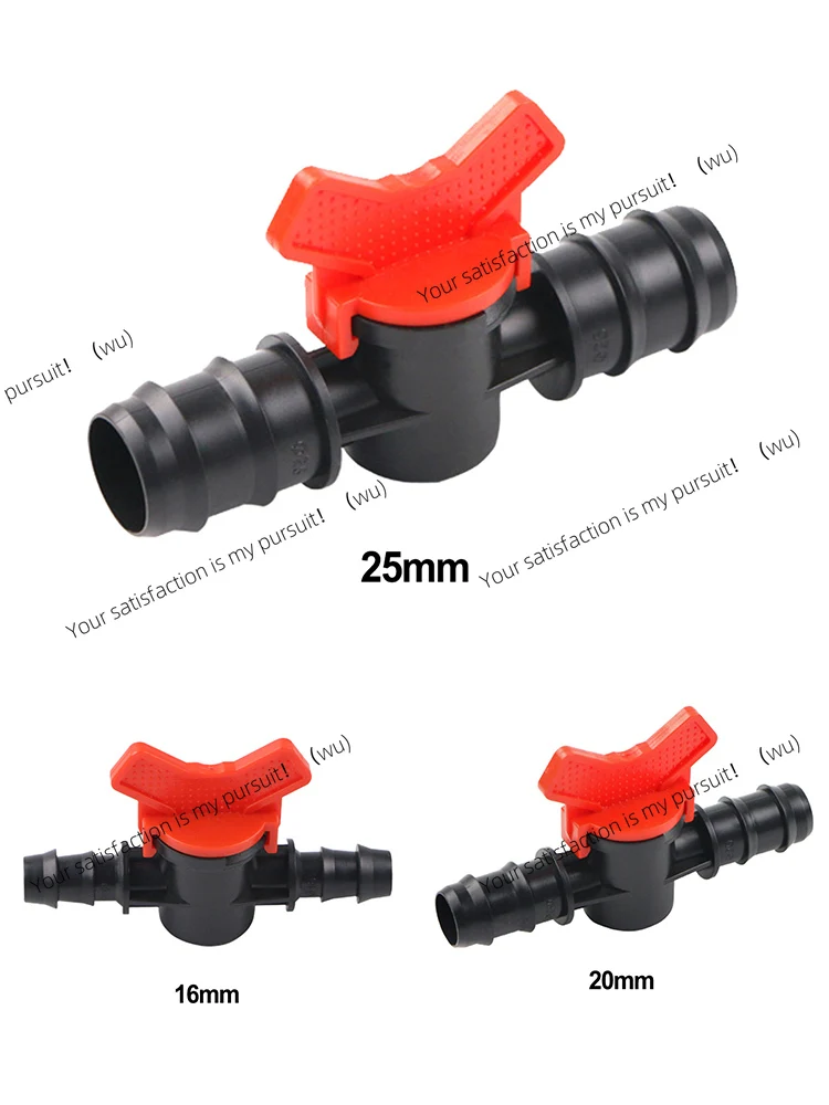 16/20/25 mm, globe valve, ball valve, connector, plug PE pipe PN4 hose, suitable for drip irrigation, aquarium, garden