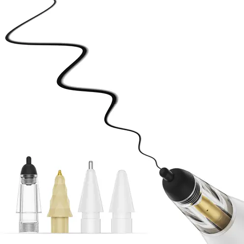 업그레이드된 펜슬 팁, 애플 2 세대 1 세대 USB-C 버전, 아이패드 프로 펜슬, 마모 없음, 미세 점 정밀 제어, 애플 펜 T