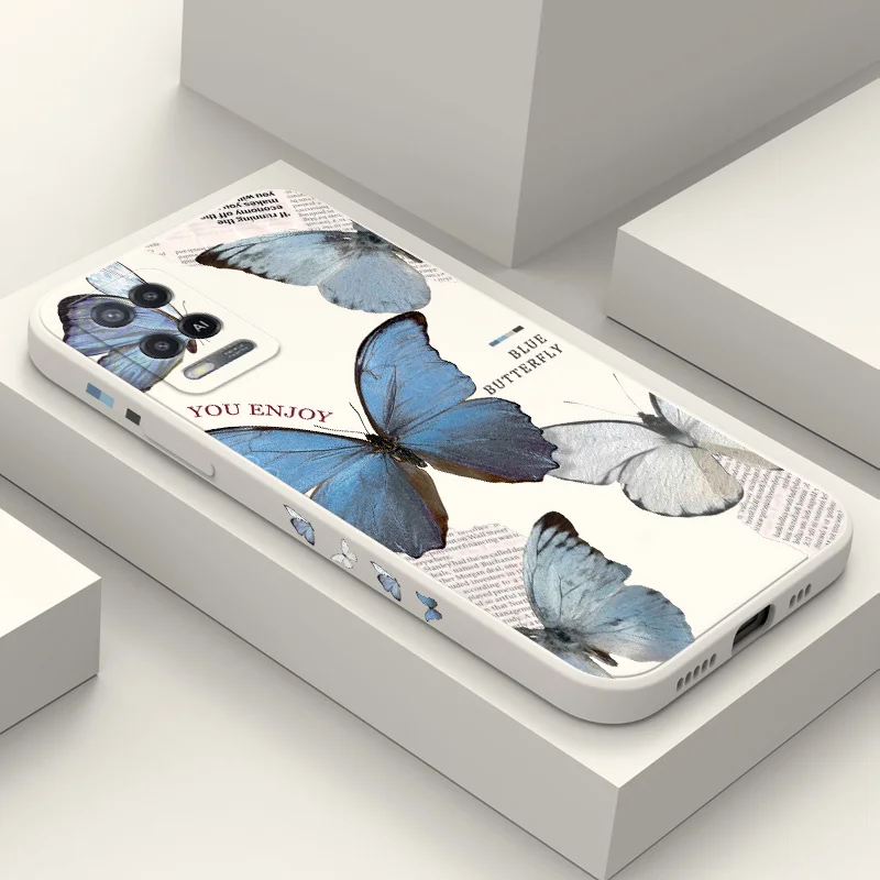 

Vintage Butterfly Case For OPPO A54 A74 A57 A77 A78 A96 A76 A95 A94 A72 A52 A9 A12 4G 5G Cover