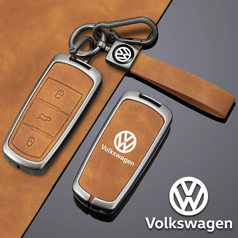 Zinc Alloy Car Key Cover Case Shell Holder Fob For Volkswagen VW CC Passat B6 B7 Passat 3C CC Maogotan R36 B5 B7L Accessories