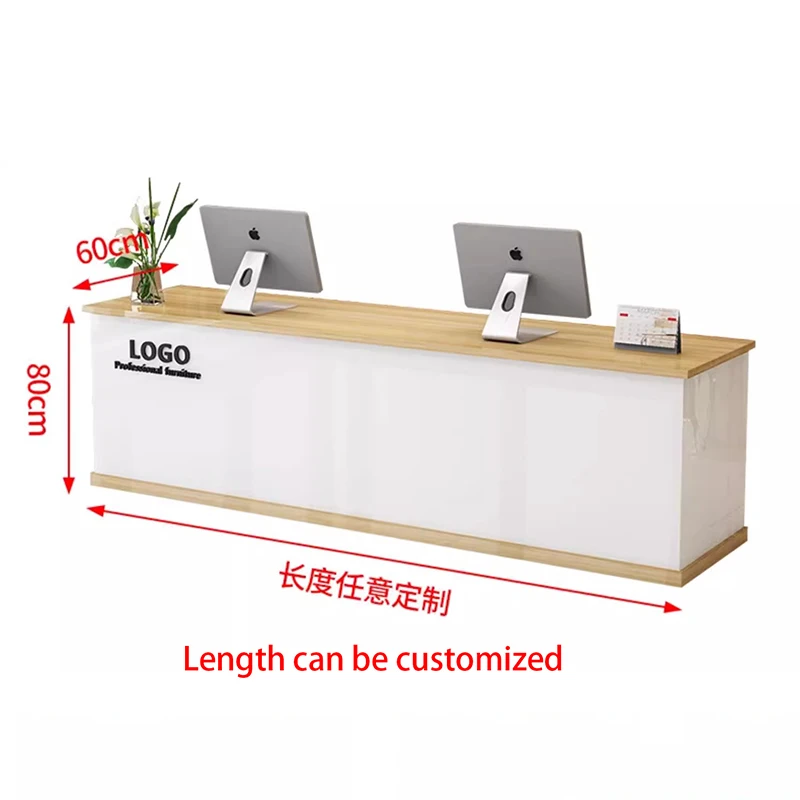 Office Counter Reception Desks Salon Beauty Design Modern Reception Desks Luxury Simple Mostrador Recepción Commercial Furniture