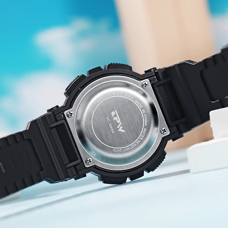 Unisex Trendy Kids Quartz Digital Watch 3ATM Waterproof LED Sports Electronic Wristwatch for Boys And Girls Fashion Outdoor