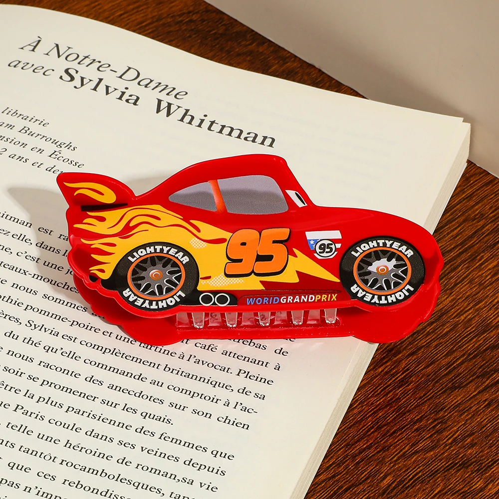 مشبك شعر ديزني كارز 3 لايتنينج ماكوين شارك بايت، شخصية أنيقة، إكسسوارات شعر عملية يومية، مشبك شعر آمن #1