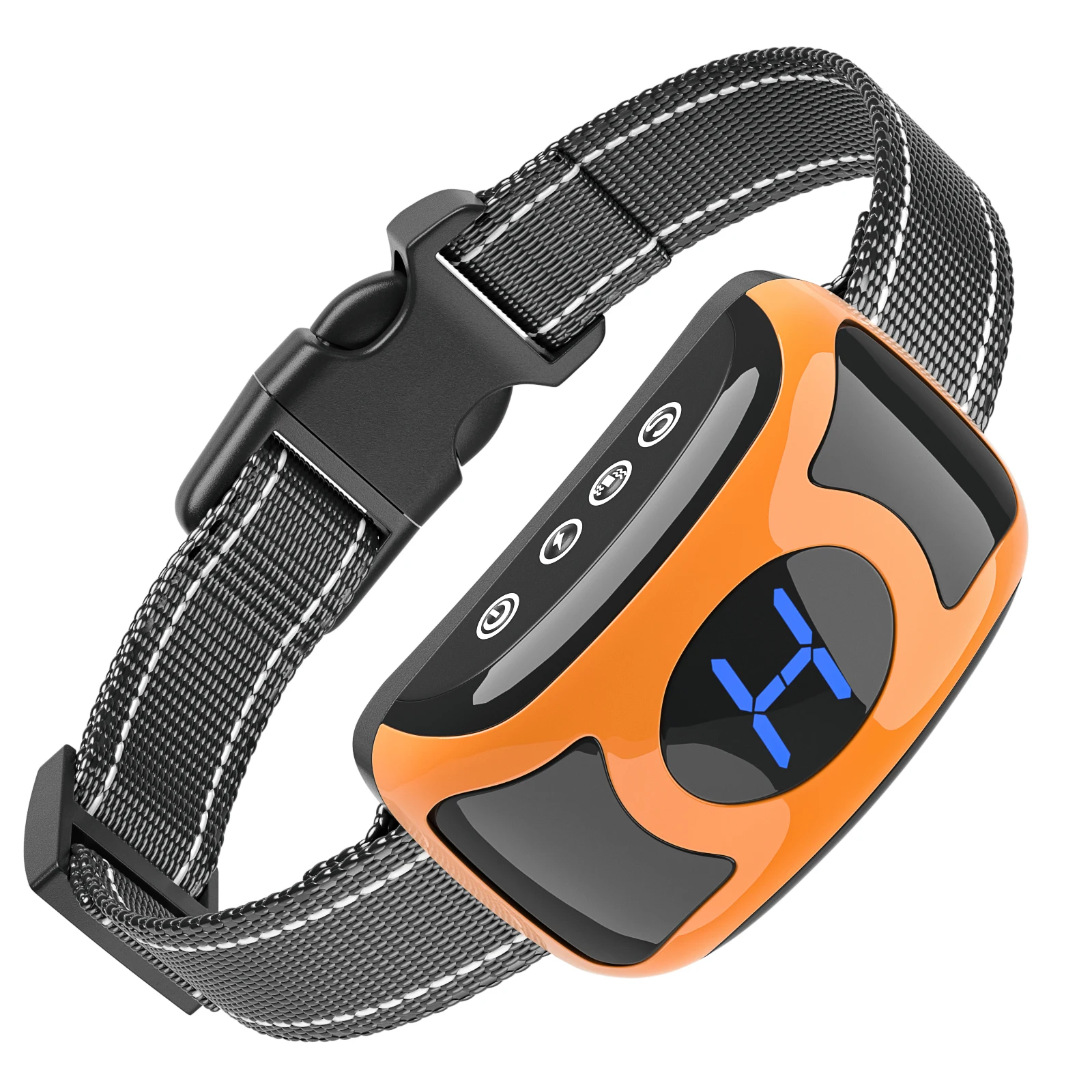 

Ошейник для собак из лая для больших и средних собак, перезаряжаемый умный ошейник для лая, ошейник для дрессировки лая с звуковой вибрацией