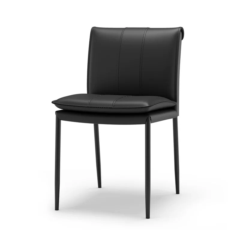 

Italian style, light luxury and high-end home dining chair, modern simplicity, dining table and chair backrest, wabi-sabi style