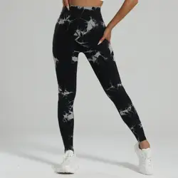 Leggings da palestra Tie Dye da donna Butt Yoga Pants Scrunch Sports Fitness collant allenamento a vita alta Leggins da allenamento senza cuciture S-XL