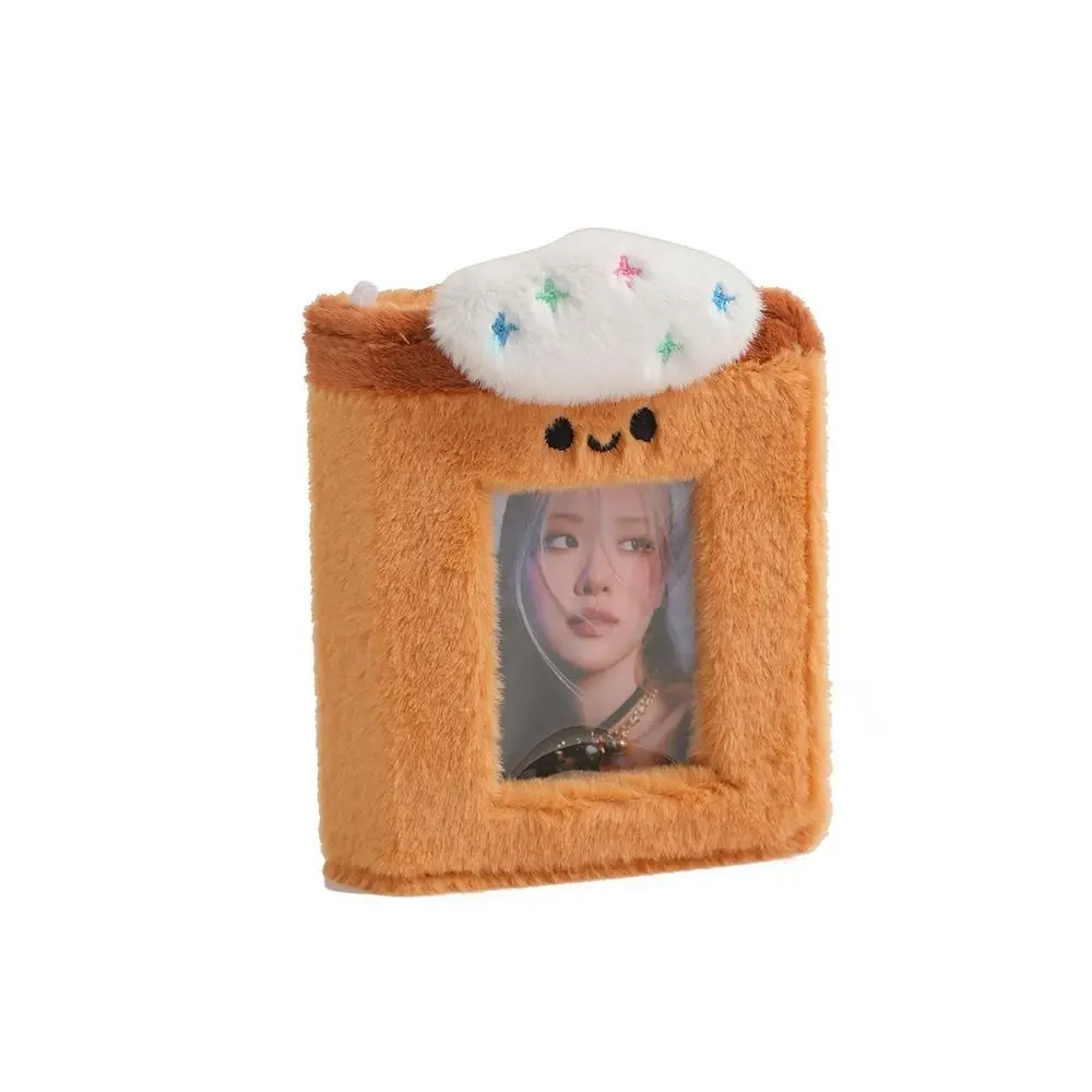 Cute Plush Cartoon Plush Photocard Holder PVC 3 Inch Idol Photo Album Binder Inner Pages Photocards Collect Volume School