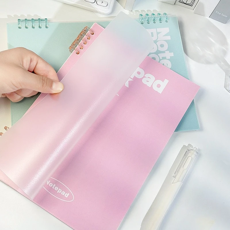 

Comfort Grip Spiral Notebook B5 Size Refillable Notebook Detachable Ring Binder for School College Aesthetic Note Taking Journal