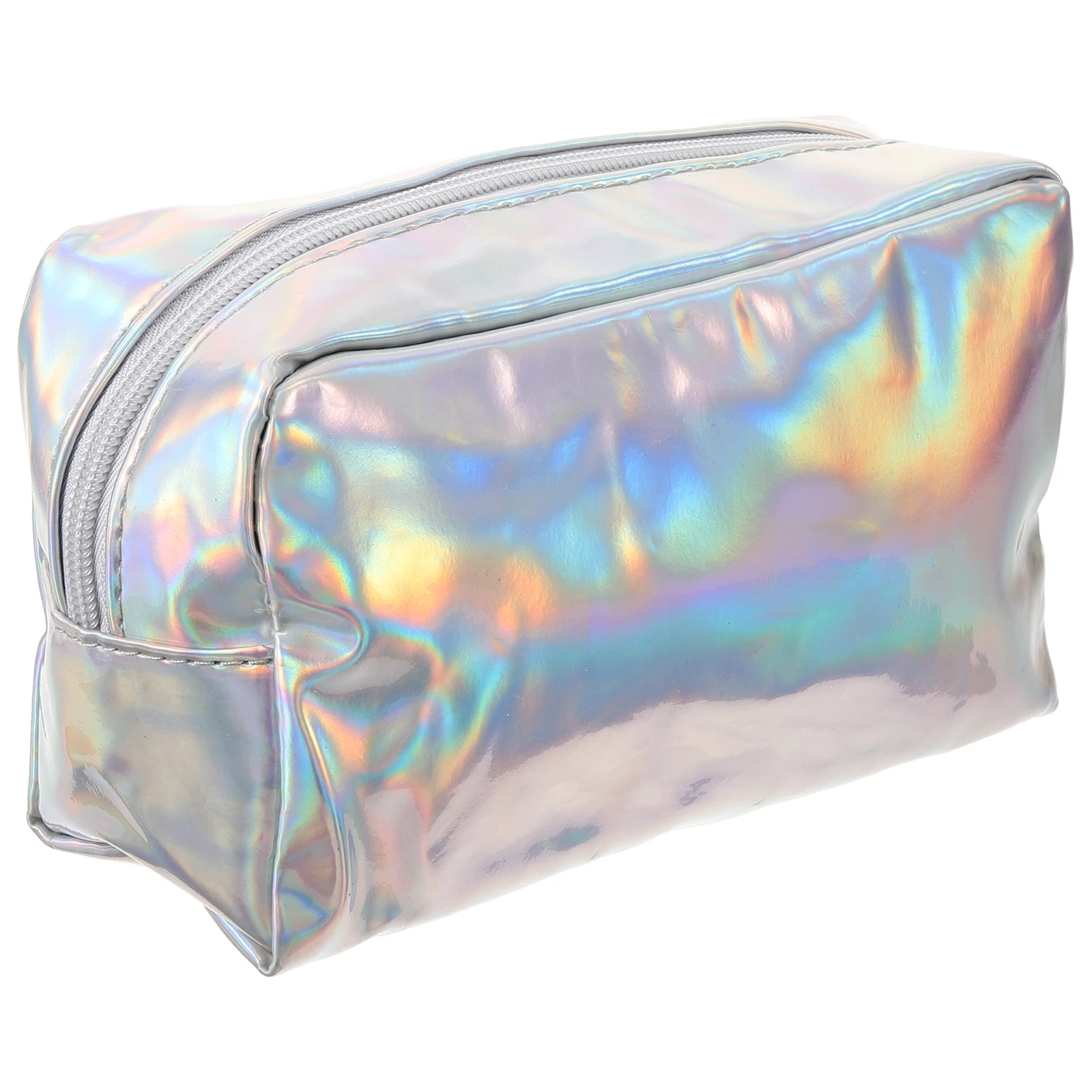 

Laser Bag Waterproof Pvc Pouch Portable Travel Organizer For Makeup Anti Slip Dustproof Smooth Zipper