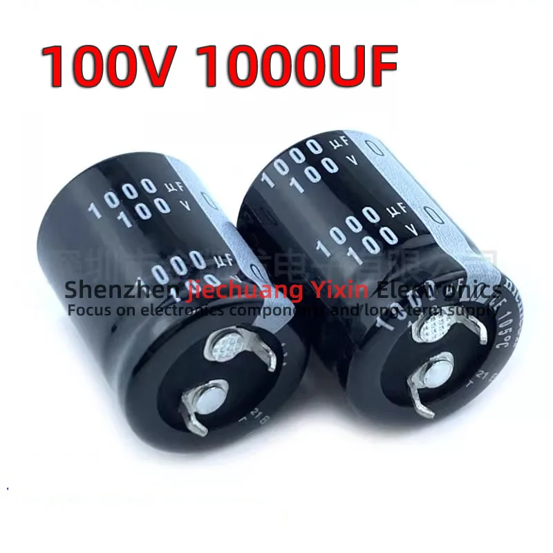 100V 1000UF electrolytic capacitor Horn capacitor new original 22X25/30/35/40 25X25/30