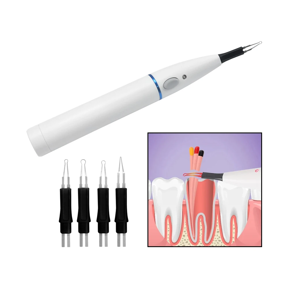 Oral Dental Gutta Percha 4 Tips Tooth Gum Cutter Point Heating Dissolved Breaker Tips Dentistry Tools Clinic Equipment Tools