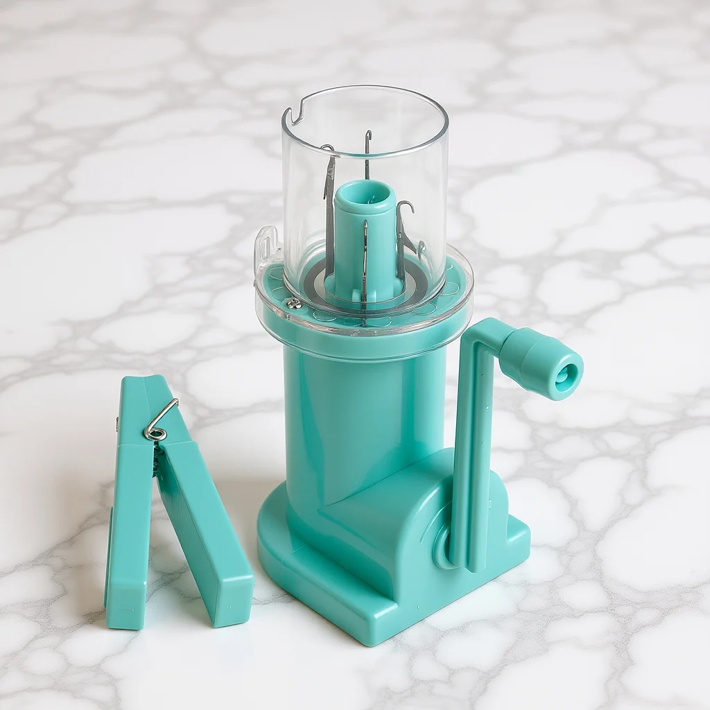 

Hand Operated Knitting Machine Plastic Spool Knitter For Diy Braiding Crafts Yarn Weave Tool Wool Winder Accessory