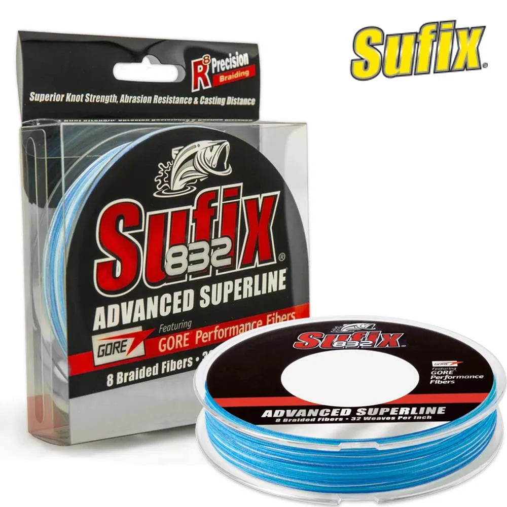 

Sufix 832 Advanced Superline Braided Fishing Line -Length:120m/250m, Size:30-86lb Multifilament Fishing line Carp Fishing pesca