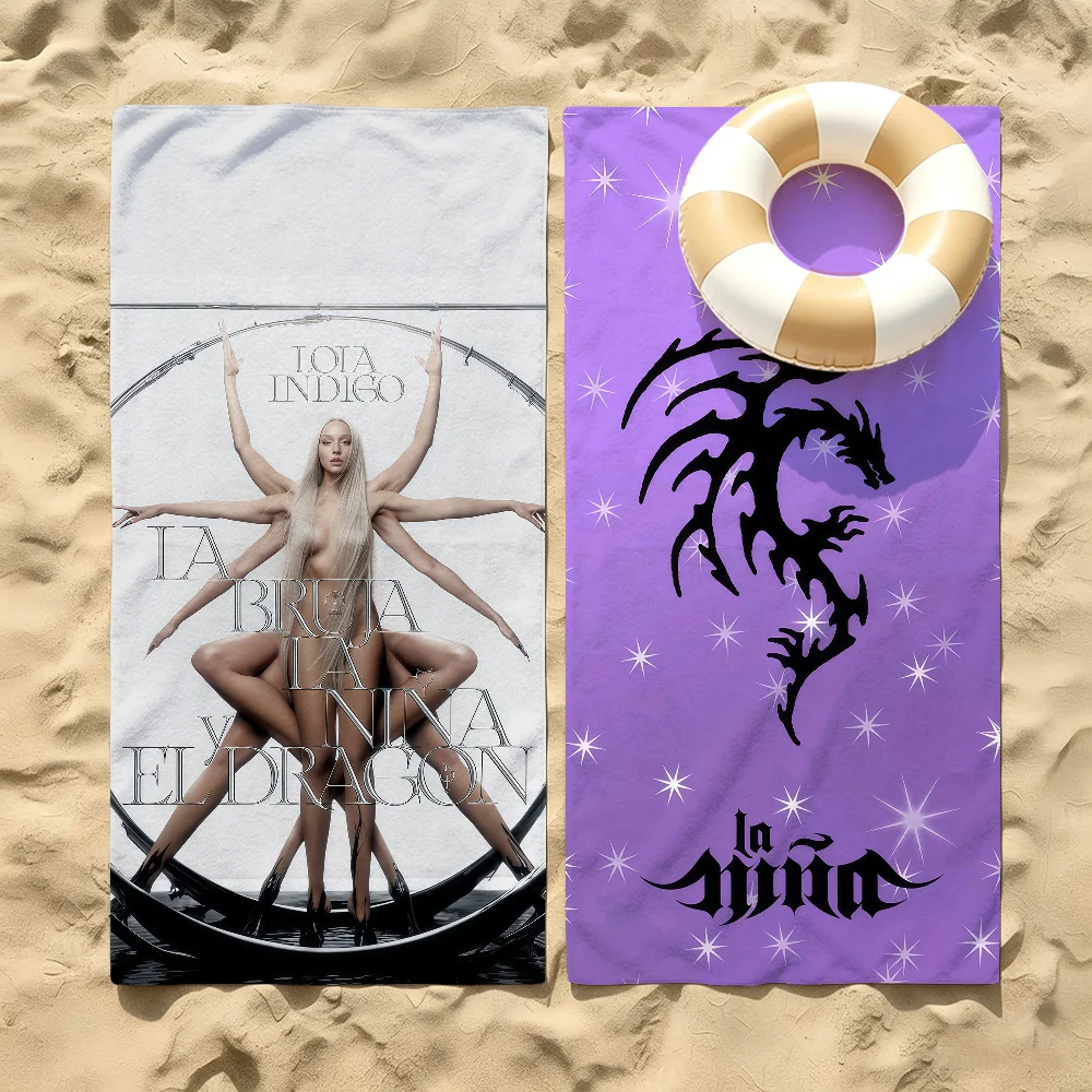Singer L-lola Indigo La Bruja La Nina Y El Dragon Towel For Beaches Yoga Studios Gyms Hot Springs Swimming Pools And Picnics