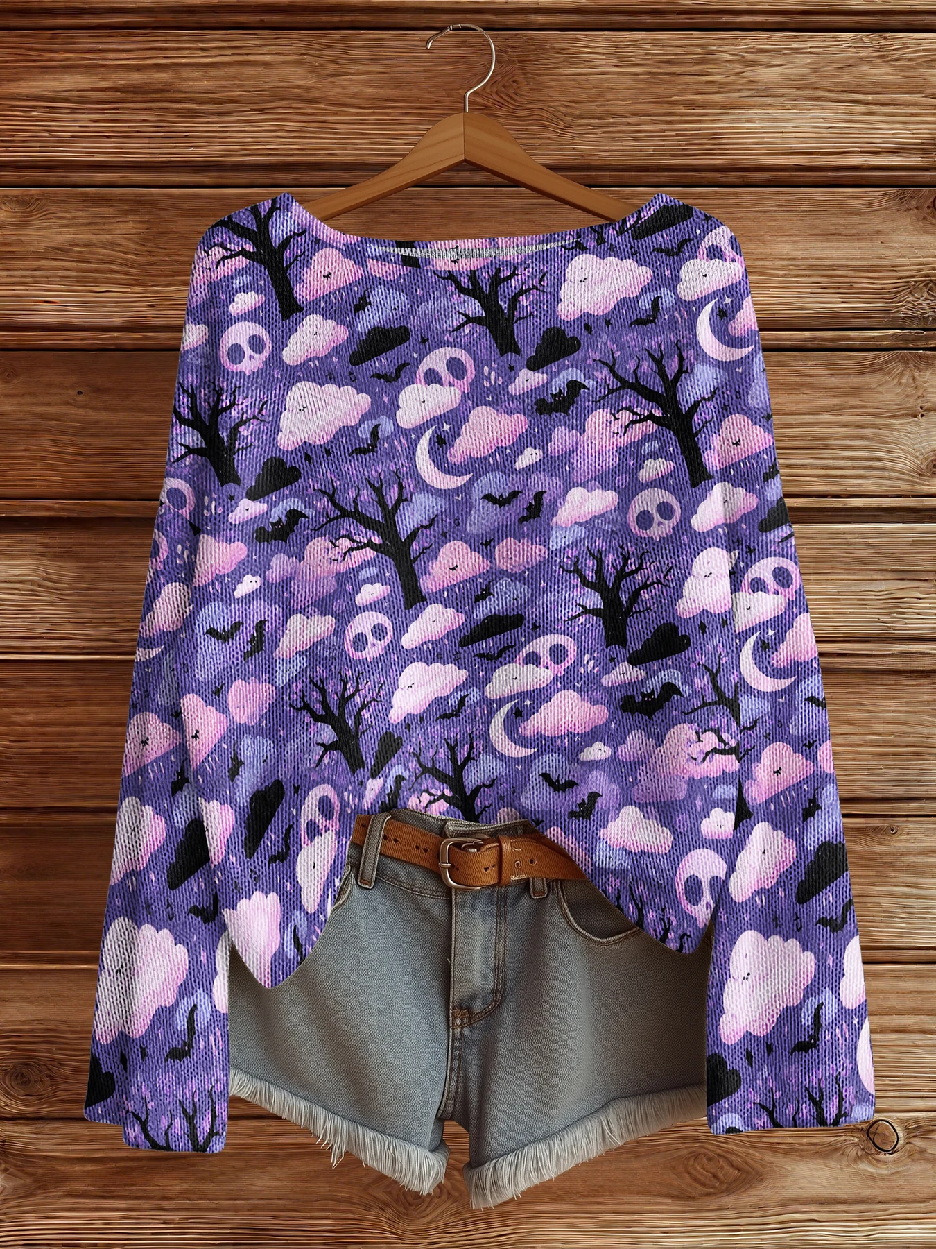 

Autumn Winter Knitted sweaters Halloween Vintage Fashion Lightweight Sweater Casual Streetwear jumpers for girls y2k Tops