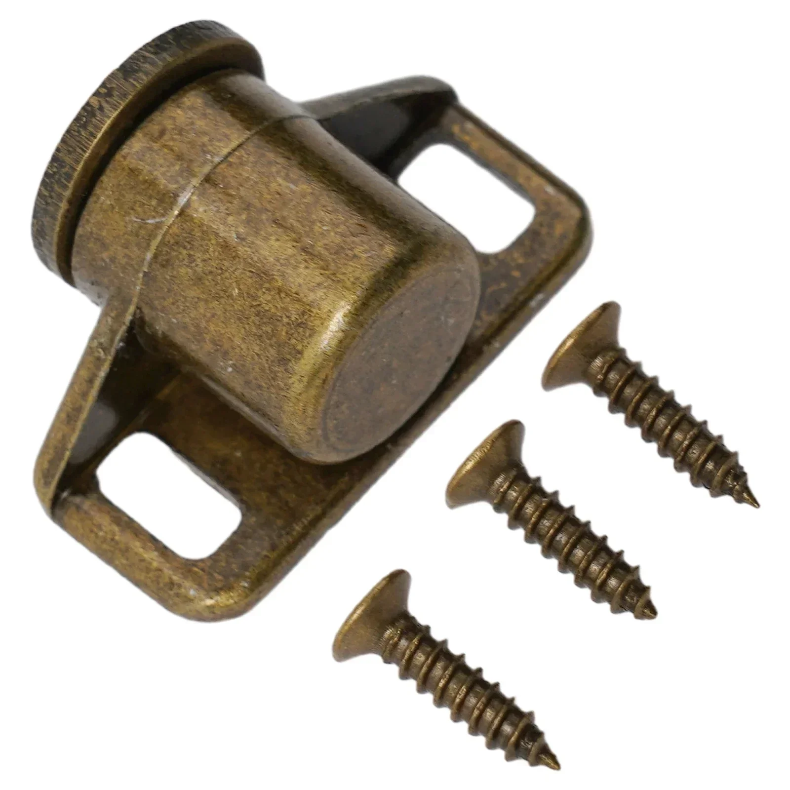 Ensure the Safety and Security of Your Furniture Doors with this Zinc Alloy Magnetic Catch Latch Includes 3 Screws
