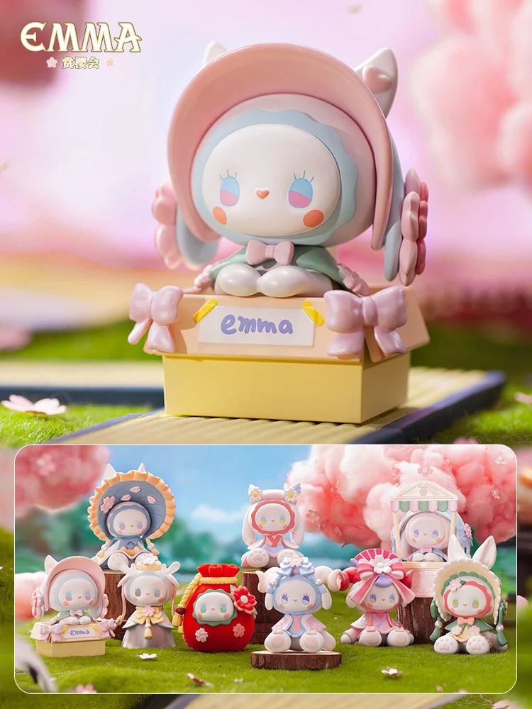 

EMMA Secret Forest Cherry Blossoms Series Blind Box Toy Caja Ciega Kawaii Doll Action Figure Toys Kid Surprise Model Mystery Box