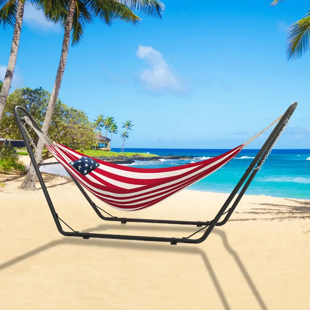 

12FT Portable Waterproof Swing Chair w/ Stand Heavy Duty Indoor Outdoor