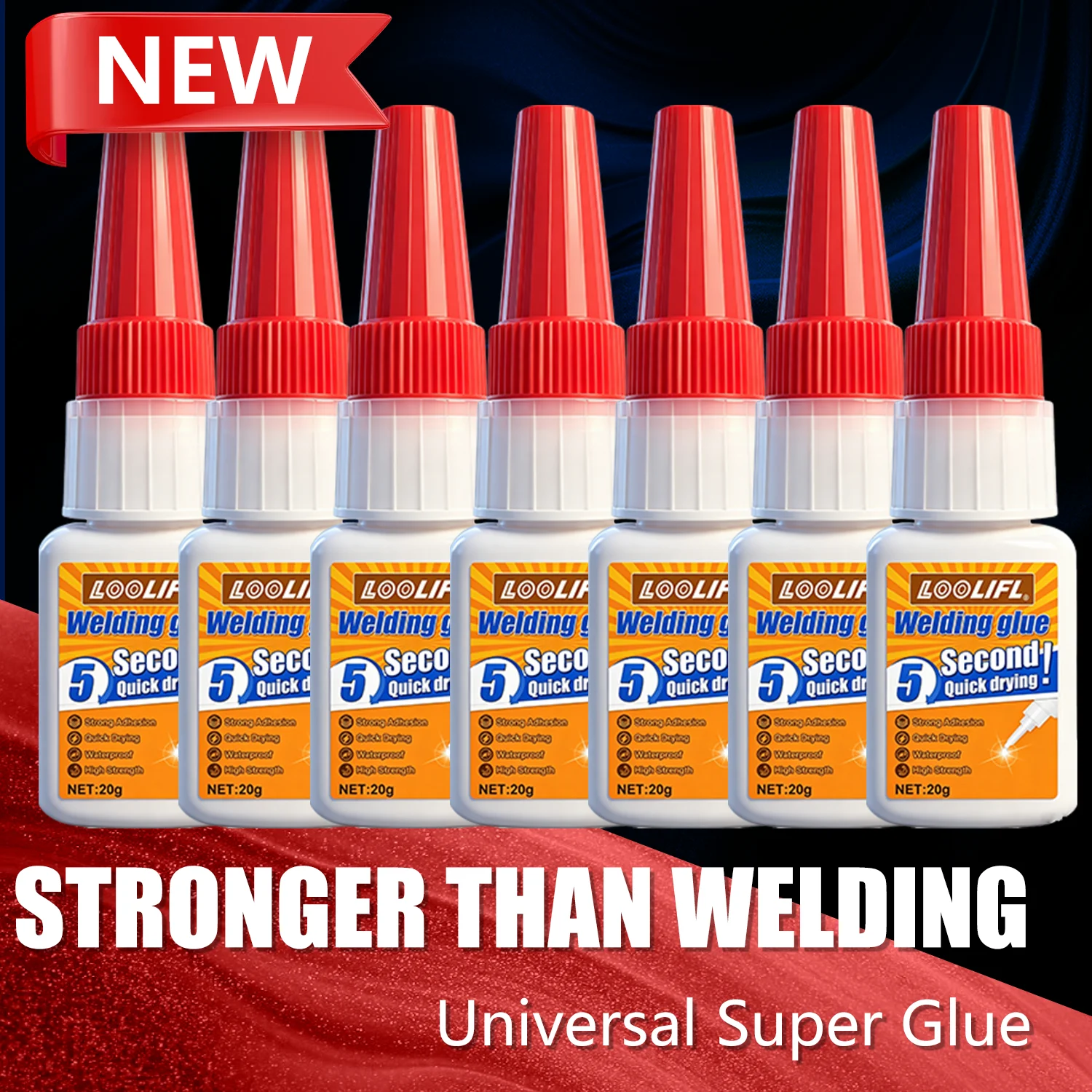 High strength Oily Welding Adhesive Extra Strong Instant super glue Universal Metal Bonding Repair Suitable for Meta Glass Wood