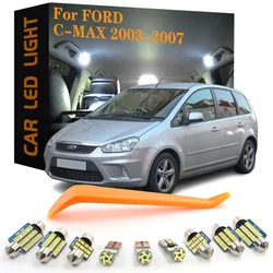 18pcs Canbus Car Accessories LED Interior Lights For Ford C MAX C-MAX DM2 2003 2004 2005 2006 2007 No Error Auto Lamps Bulb Kit