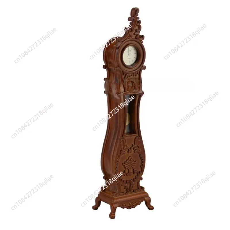 for 1: 12 European Style Furniture Decorations Mini Carved Tables and Chairs Computer Desks and Chairs  Scenes Ob11 Furniture