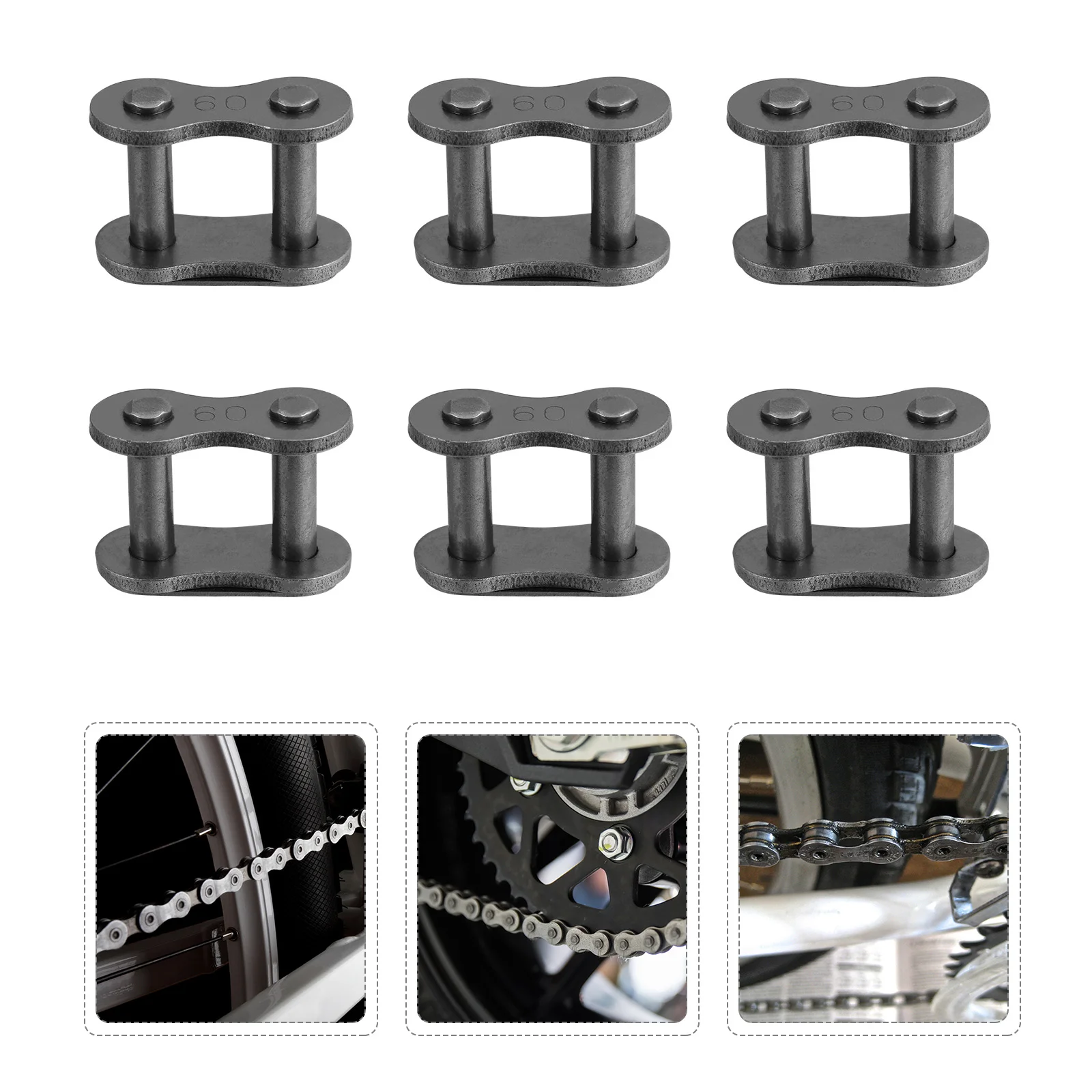 

Stainless Steel Quick Release Link Buckle 1 Pc High Durability Alloy Steel Roller Chain Connecting Link Precision Made