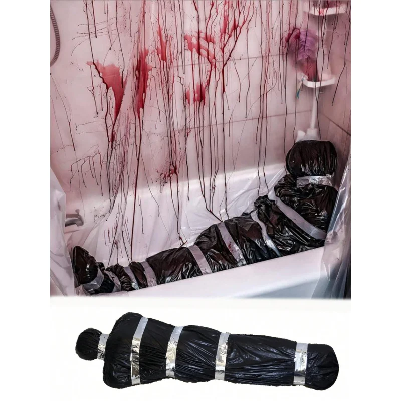 

Spooky Inflatable Hanging Corpse Prop Bag Scary Halloween Decoration Haunted House Decor Halloween Clearance Realistic Fake Body