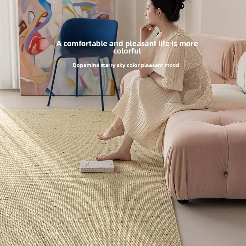 New Zealand wool blend carpet living room household dopamine bedroom bedside coffee table blanket full of minimalist pineapple