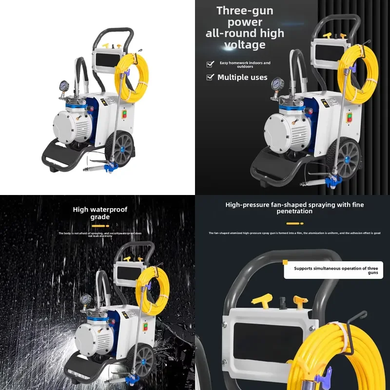 for High Precision Professional Electric Airless Spray Gun 4000 PSI 60L Cup Volume Perfect for Complex Detail Work