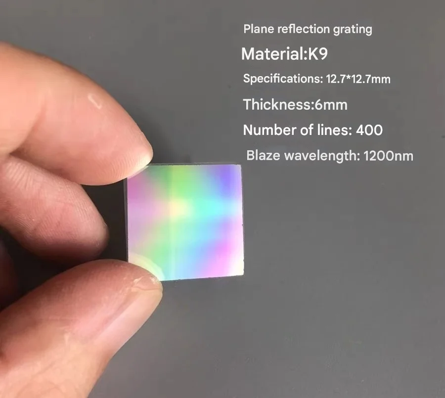 

400 lines 1200nm scintillation 12.7*12.7*6mm engraved grating optical diffraction grating
