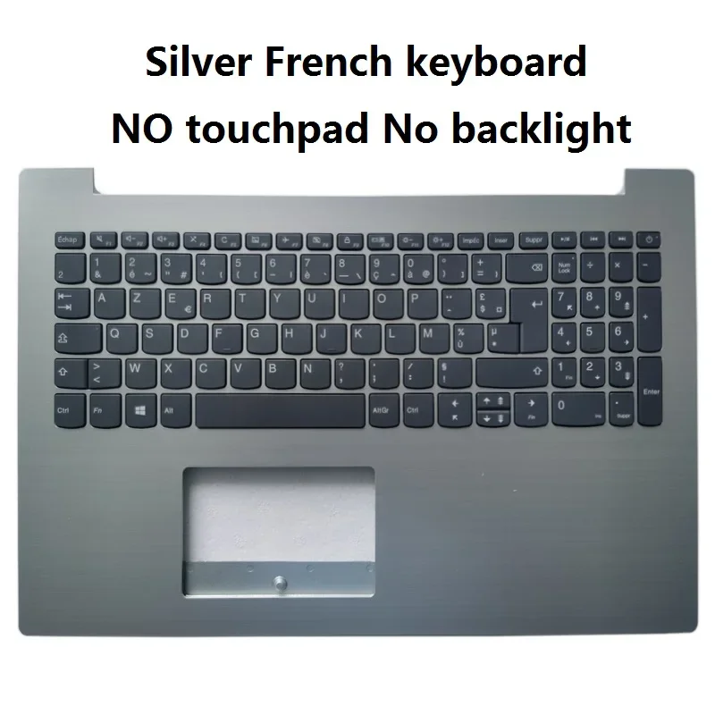 Imagem -03 - para Lenovo Ideapad 32015 320-15isk 320-15iap 320-15ast-15ikb-15abr Palmrest Superior Russo Eua Reino Unido Francês Espanhol Teclado de Laptop
