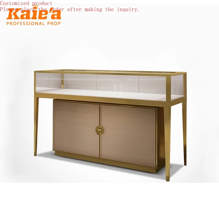 

Jewellery Counter Display Jewelry Shop Counter Showcase for Diamond Necklace