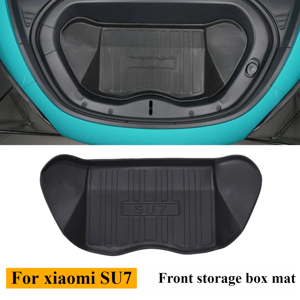 

For Xiaomi SU7 2024 2025 Front Trunk Mat Car Interior Modification Supplies Modified Part Trunk Mat Seat Back Anti-Dust Pad