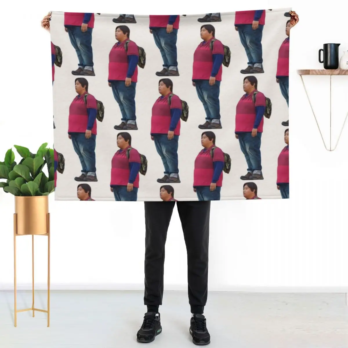 Ned Leeds Standing Throw Blanket Winter beds Soft Plaid Softest Sofa Blankets