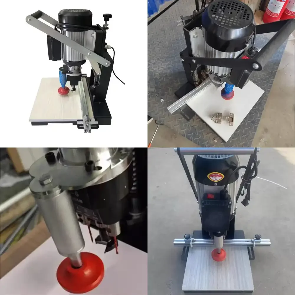 

Woodworking Drilling Machine for Cabinet and Doors Hinge Hole Boring Machine Single Head Hinge Drill for IKEA Home Furniture