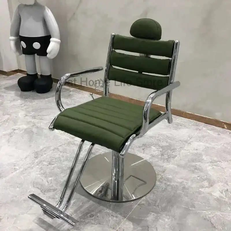 

Professional Hairdresser Chair Salon Chairs for Hair Stylist Aesthetic Owl Luxury Makeup Vintage Hydraulic Hairdressing Brow Spa