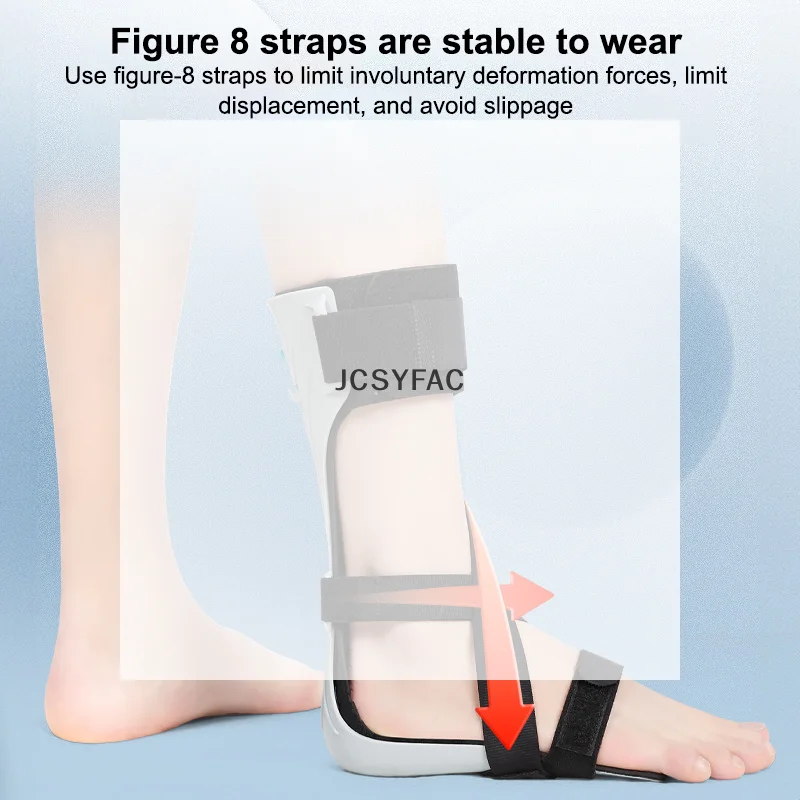 /JCS/Drop Orthotics Ankle Orthosis Adjustable Elasticity Valgus Orthotics Stroke Rehabilitation Shoes Foot Supports Foot