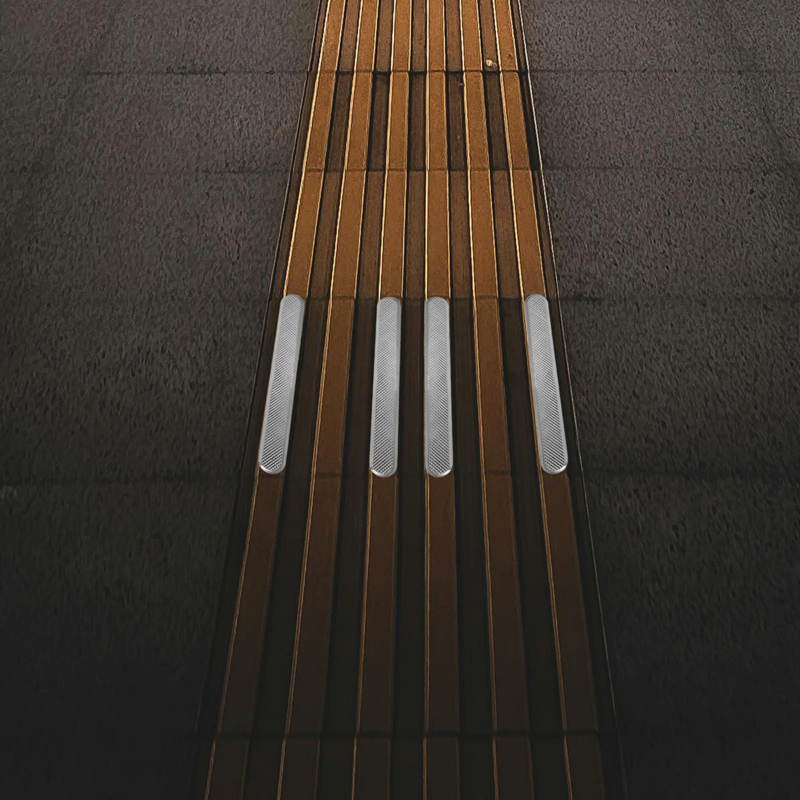 

4Pcs Tactile Paving Strips Stainless Steel Antislip Blind Board for Visually Impaired Outdoor Sidewalk Airport Garden Pathway