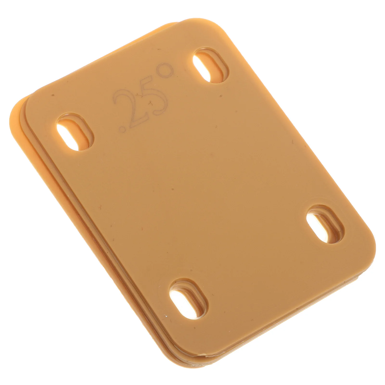 

3 Pcs Guitar Maintenance Neck Gasket Bass Parts Accessories Repair Khaki Plastic