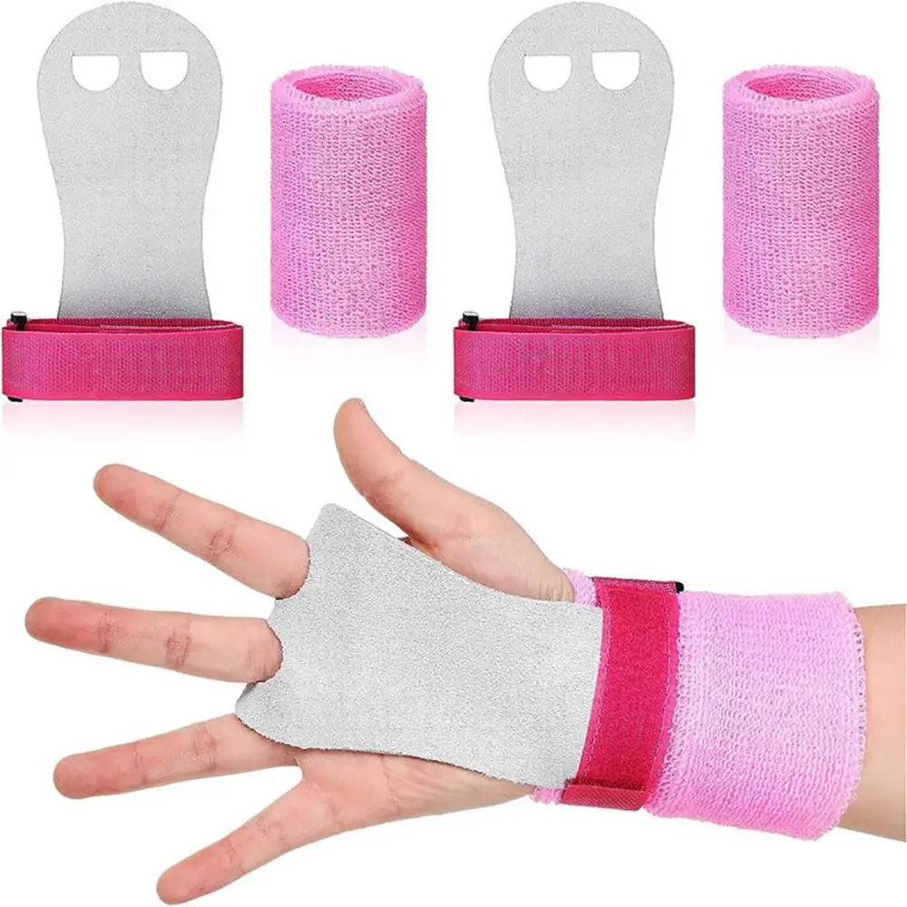 1Pairs Gymnastics Grips Wristbands Sets for Girls Youth Kids Gymnastic Hand Grips Gymnastic Bar Palm Protection Wrist Support