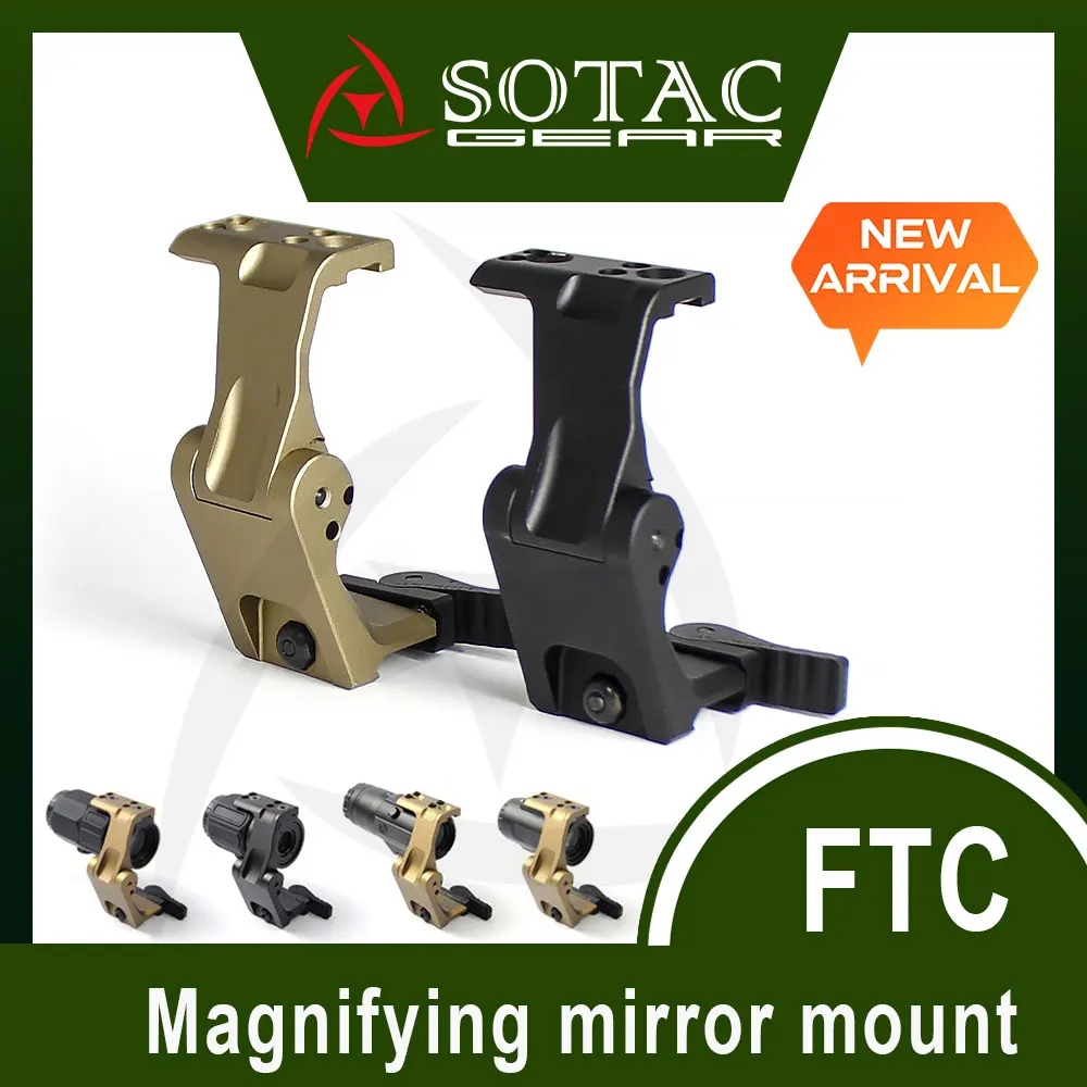 SOTAC Tactical 2024 NEW FTC QD 2.26 Mount Universal Magnifier Mount For G33 G43 G45 V3XM V6XM VMX-3T Magnifier