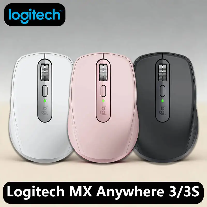 

Logitech MX Anywhere 3/3S Wireless, Darkfield Tracking on Glass, Fast Charge, Compact Ergonomic Design