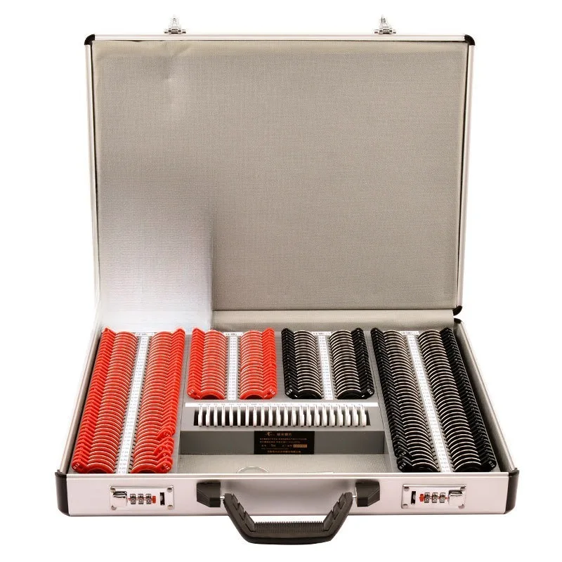 

Optometry equipment Optometry Lens Xingda 266 plastic ring bright edge optometry insert Aluminum packaging