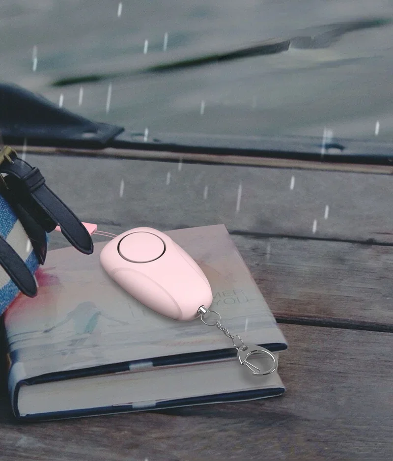 Self Defense Keychain Alarm para Mulheres e Meninas, Security Protect Alert, Segurança Pessoal, Scream Loud Emergency Alarm, 120dB