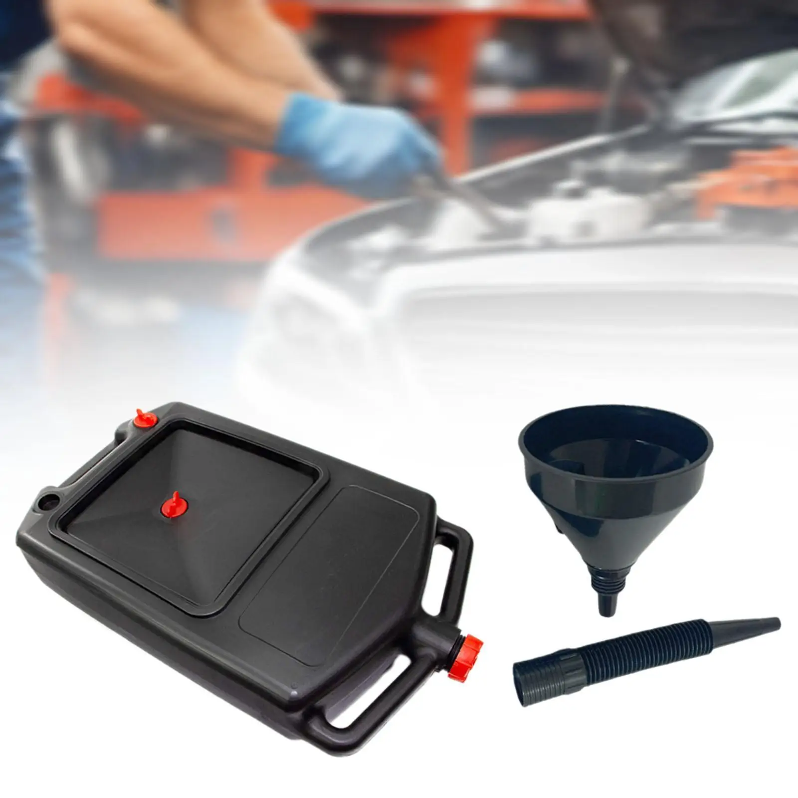 

Generic Oil Drain Can Storage Sturdy for Motorcycles Garage Vehicle