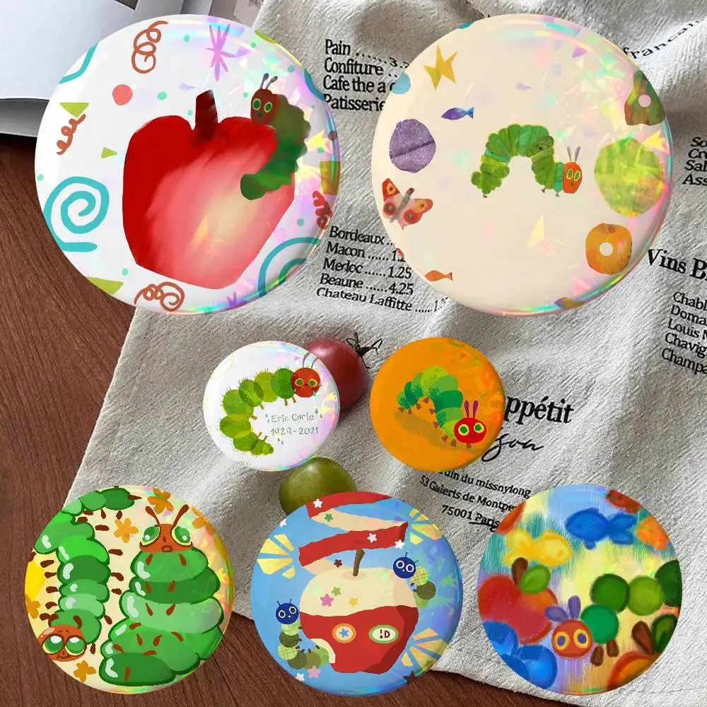 The Very Hungry Caterpillar Round Badges Can Be Used To Decorate Clothes And Backpack Pins