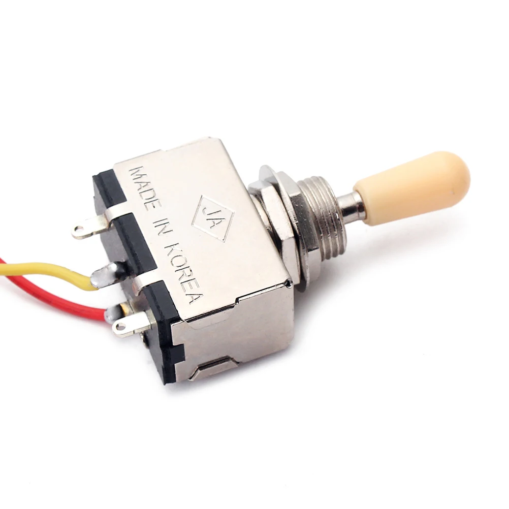 

Potentiometer Yellow Cap Toggle 1T1V Wiring Harness Earth Tones Guitar Volume Jack 500K