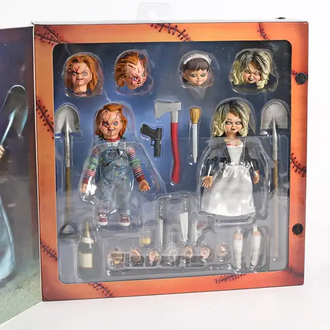  Bride Of Chucky Tiffany Chucky 4 Inches Action Figure with Accessories Model Figure Toy