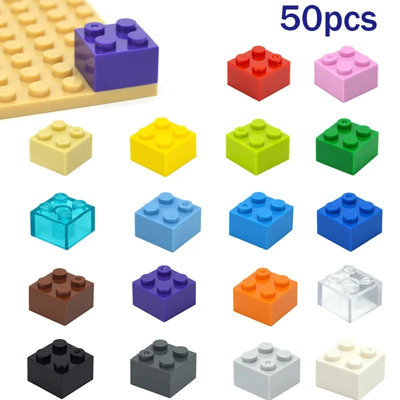 DIY Building Blocks Bricks 2x2 Dots Thick Figures  Size 2*2 Dots Compatible With 3003 Educational Creative Toy for Children